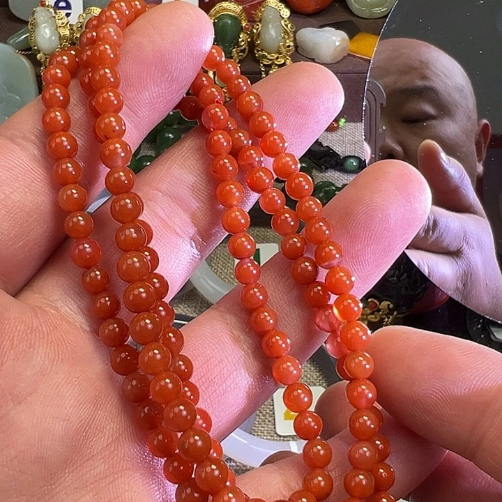 未镶嵌手链南红玛瑙