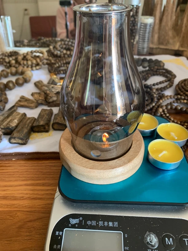 薰香炉中式仿古加上蜡烛5个勾丝料一份仅45元家庭必备