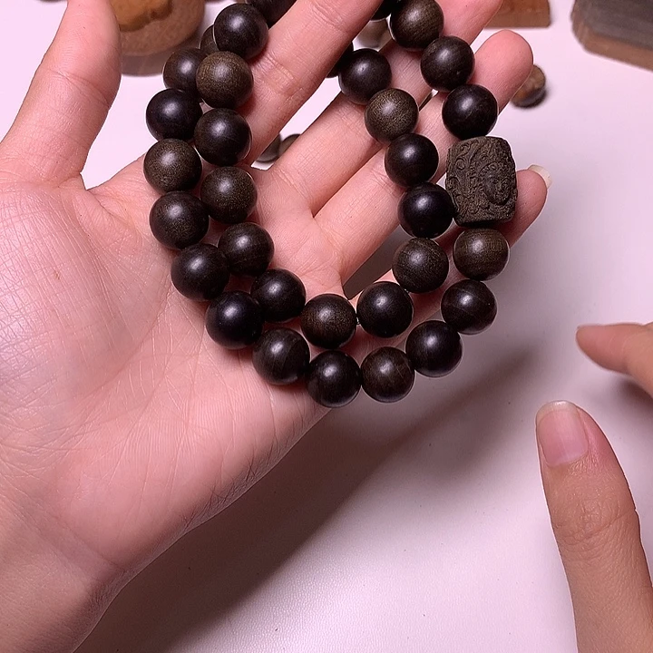 无事牌檀香木檀香阴沉1.2双圈