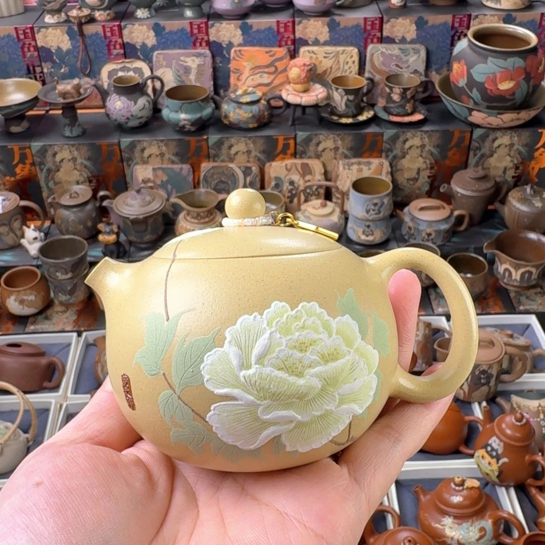茶杯紫砂200ml原矿精工半手