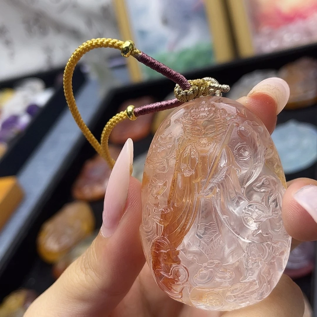 颈饰未镶嵌水晶可****?天然