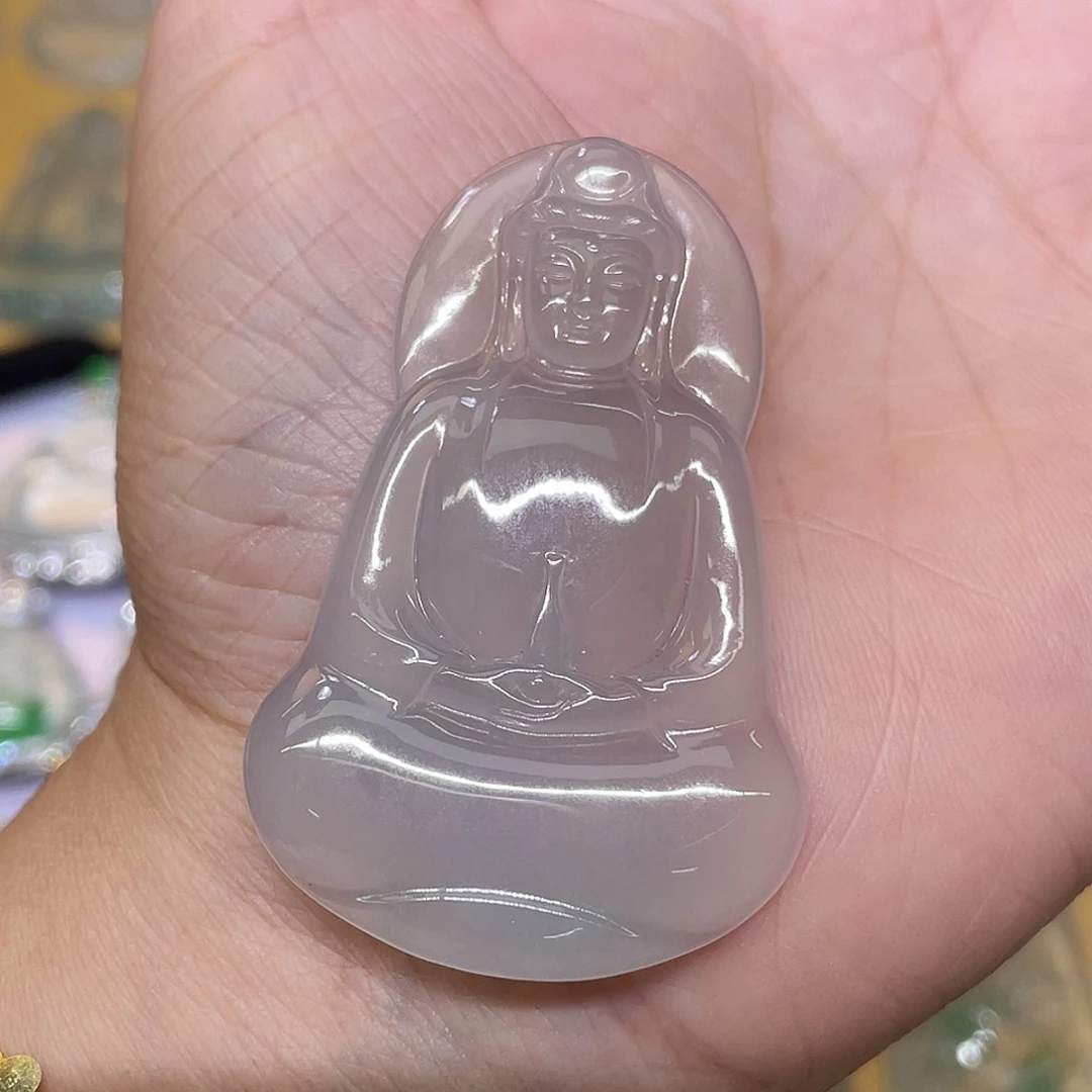 翡翠未镶嵌颈饰素衣