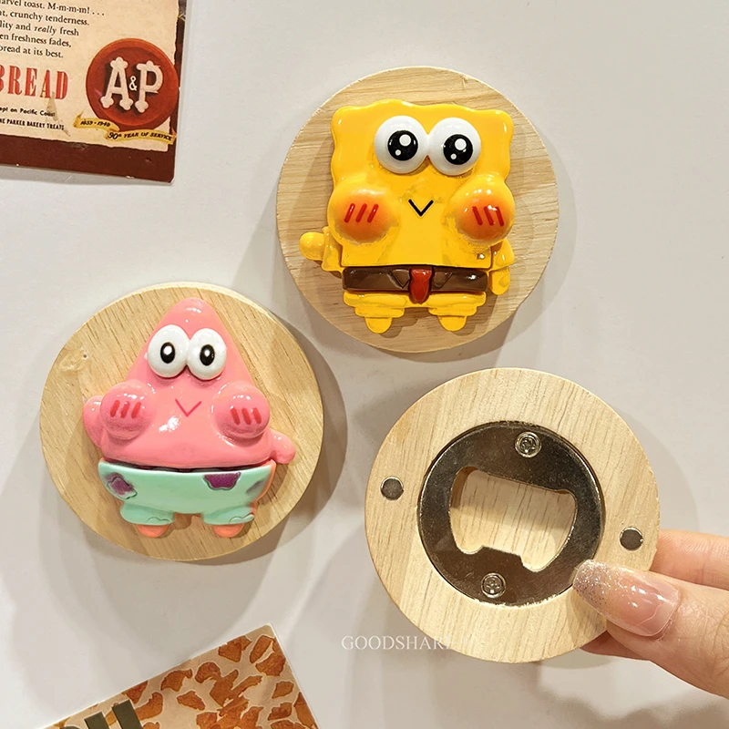 磁吸开瓶器冰箱贴开盖器2025新款高颜值个性装饰汽水啤酒启瓶神器