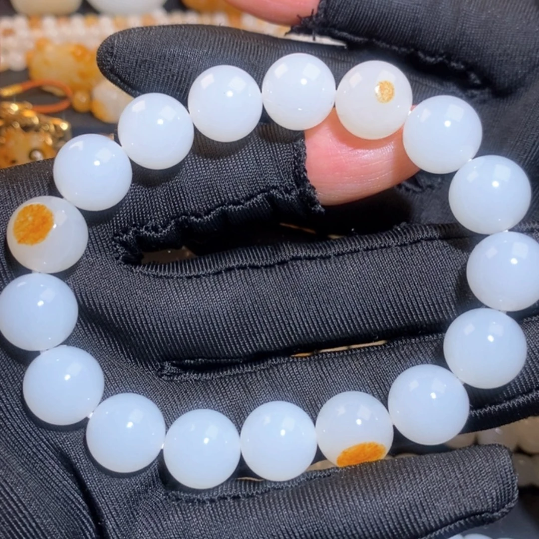 用***7和田玉未镶嵌手链