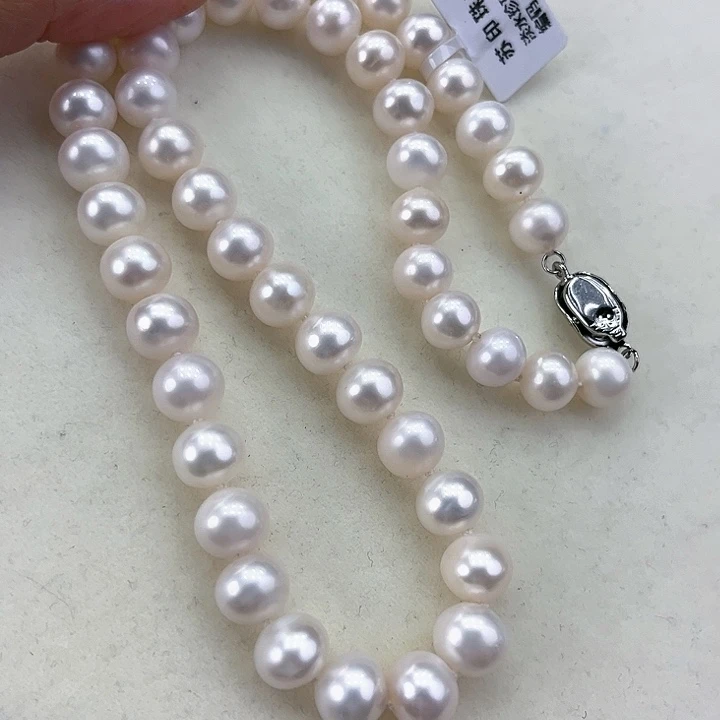 淡水珍珠颈饰未镶嵌卡8.9樱花粉
