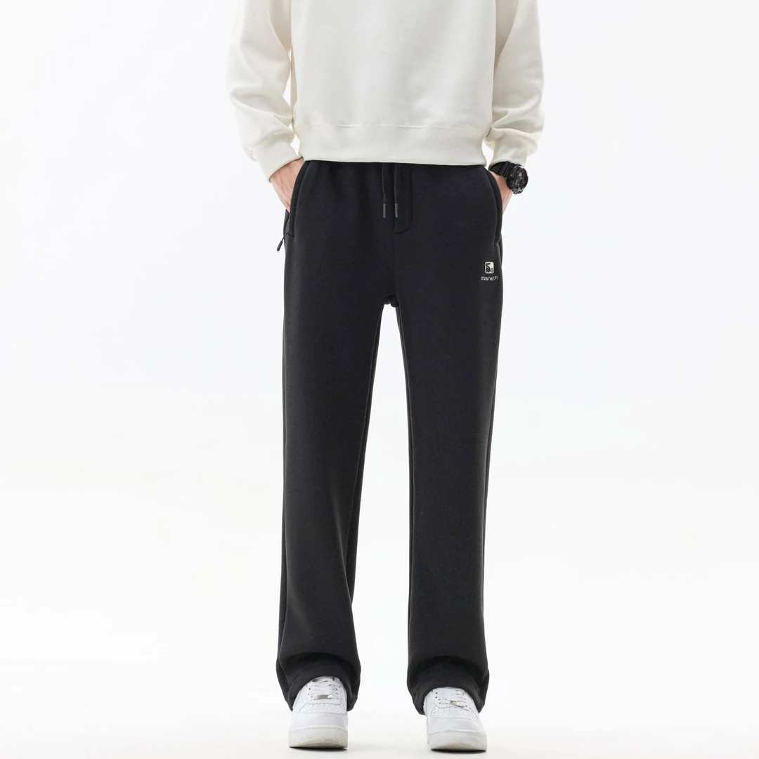 【秋冬新款】2025新款加绒加大高弹运动休闲防风裤工装束脚直筒裤