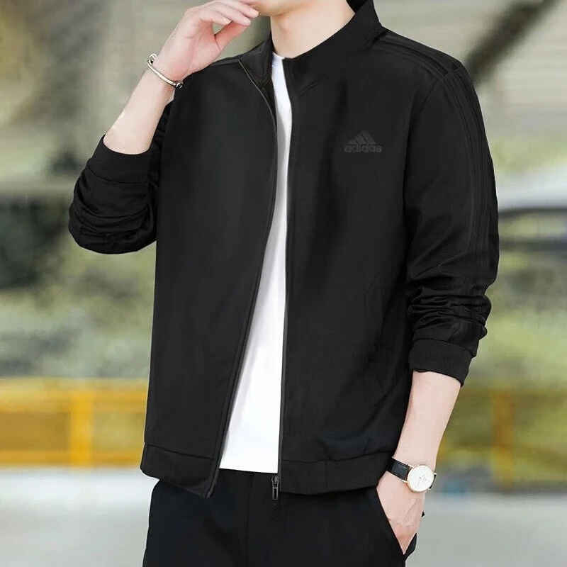 adidas/阿迪达斯男子 长袖薄款立领运动系列M 3S TT TRIC运动夹克