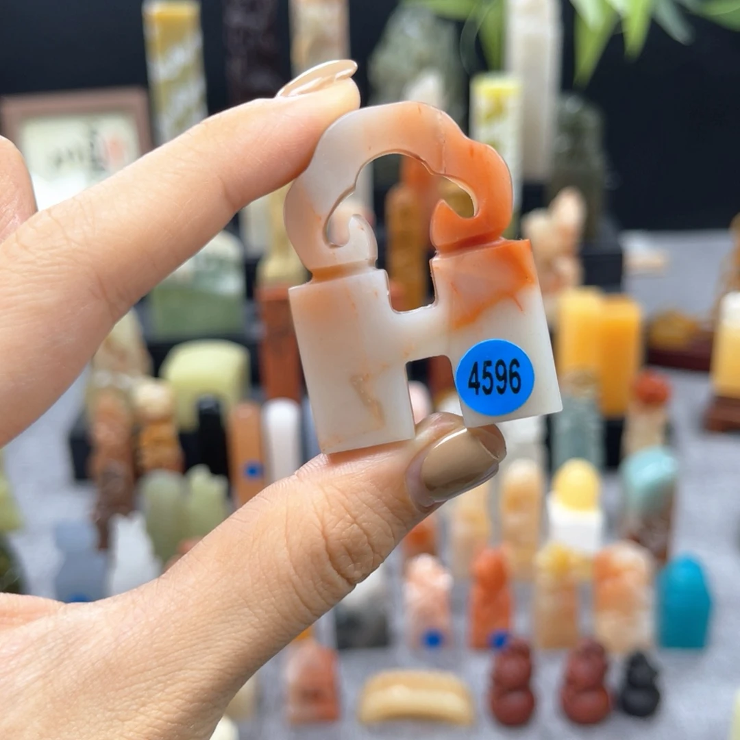 寿山石印石4596。