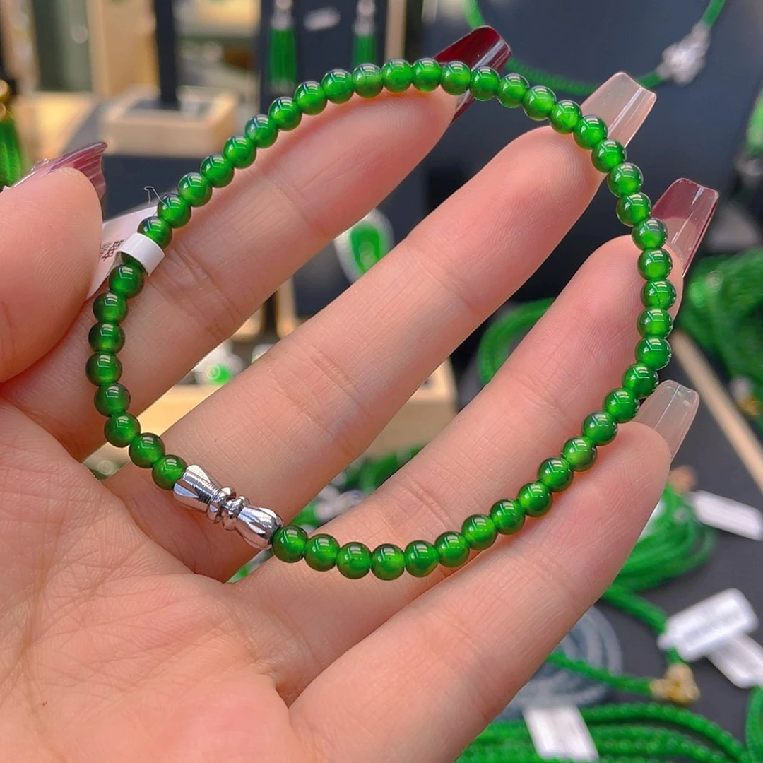 翡翠手链未镶嵌卡4