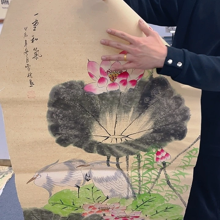 国画纯手绘字画宣纸