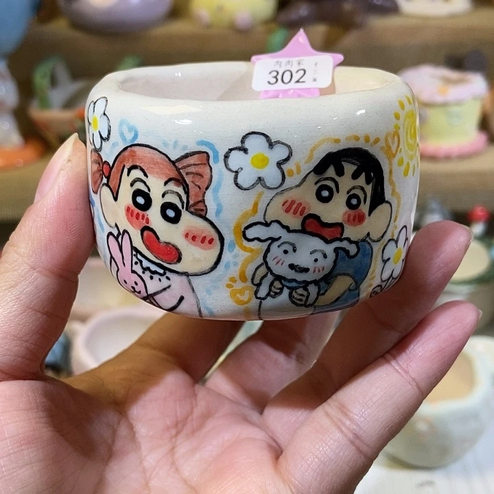 302 手工手绘盆满29包邮