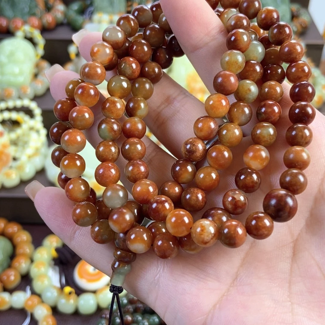 优***福透闪石质玉未镶嵌手串