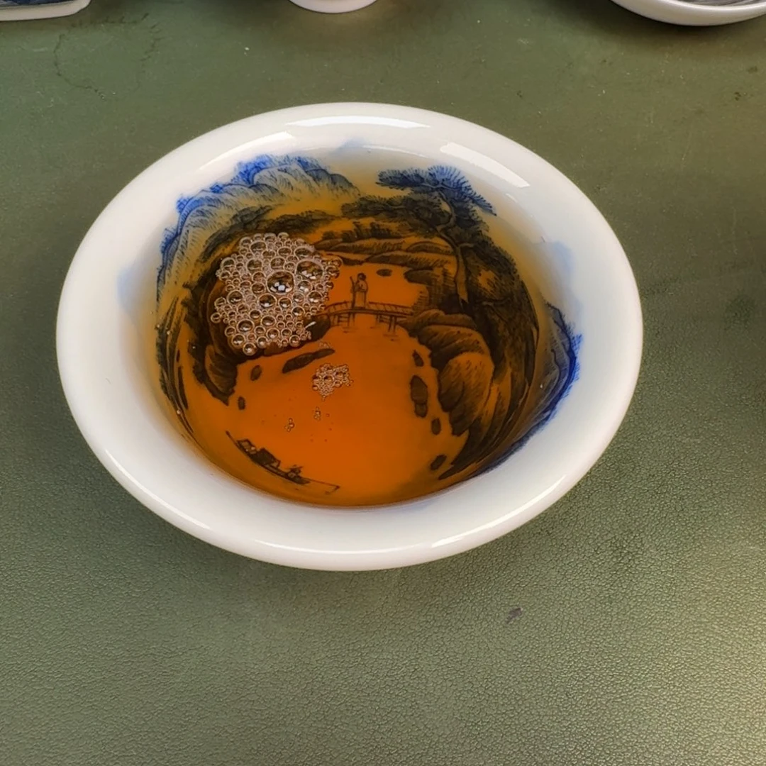 瓷景德镇纯手绘茶具圆圆215