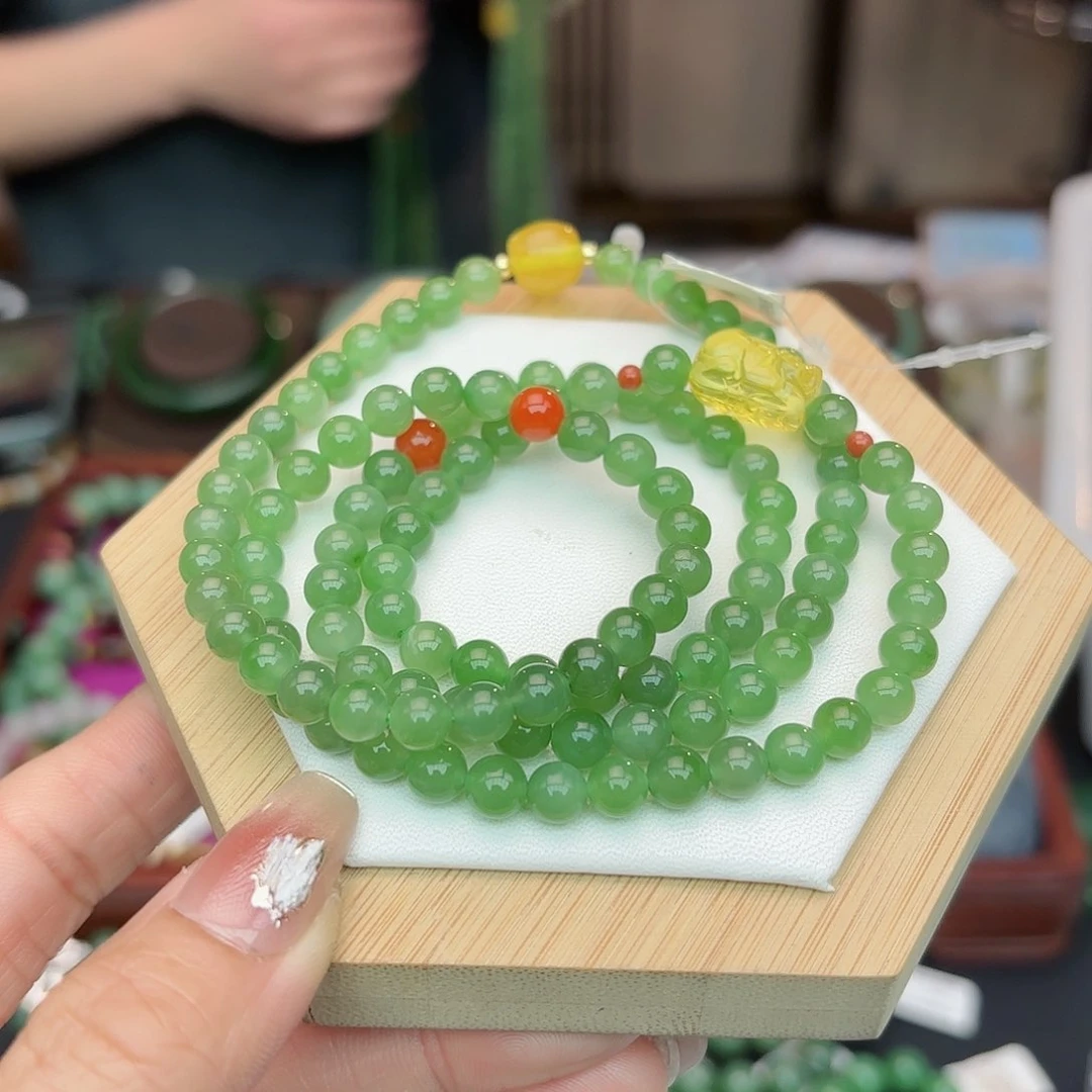 和田玉手链未镶嵌