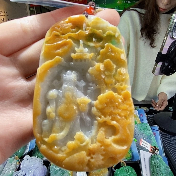 颈饰未镶嵌翡翠翡翠