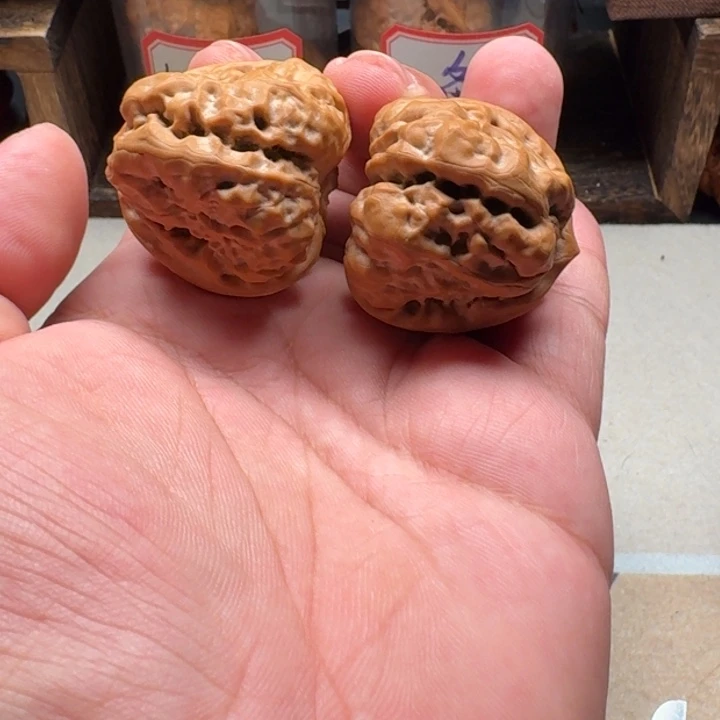 弱***千文玩核桃吊坠38蛙蛙