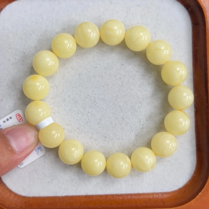 未镶嵌琥珀珠宝奇石M41号12+浓白蜡