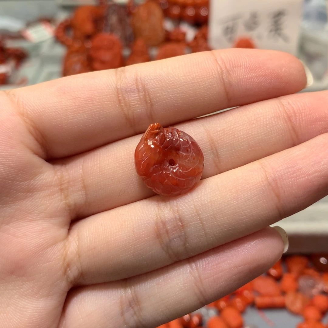 【闪购商品】南红玛瑙隔片未镶嵌善****言