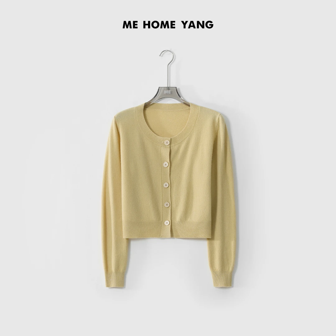 ME【高密针织衫】春季轻奢极简新款时尚百搭通勤宽松毛衣MEQA0636