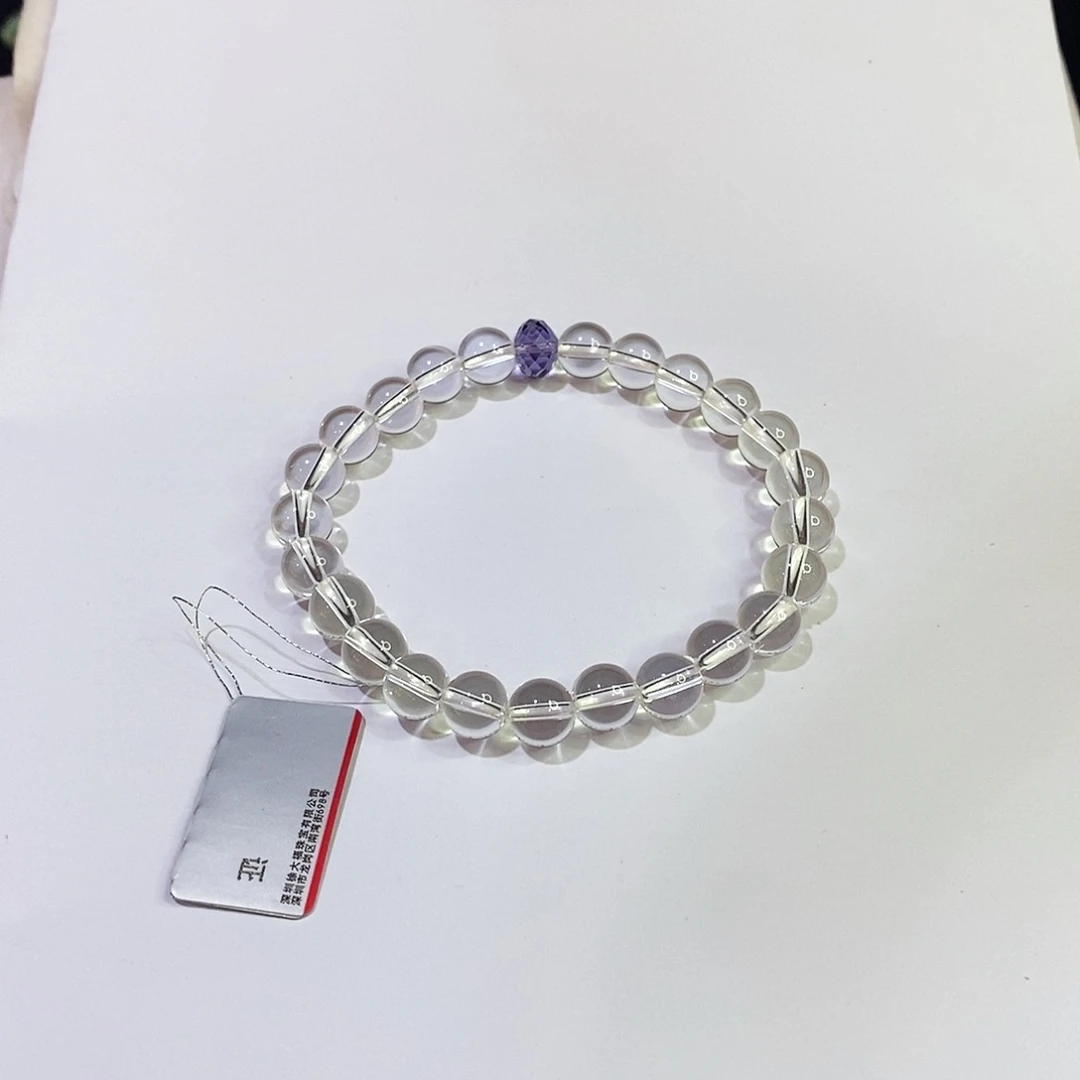 水晶手串未镶嵌白水晶