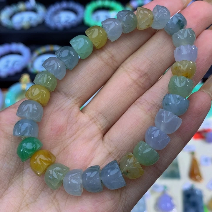 翡翠未镶嵌手链翡翠9