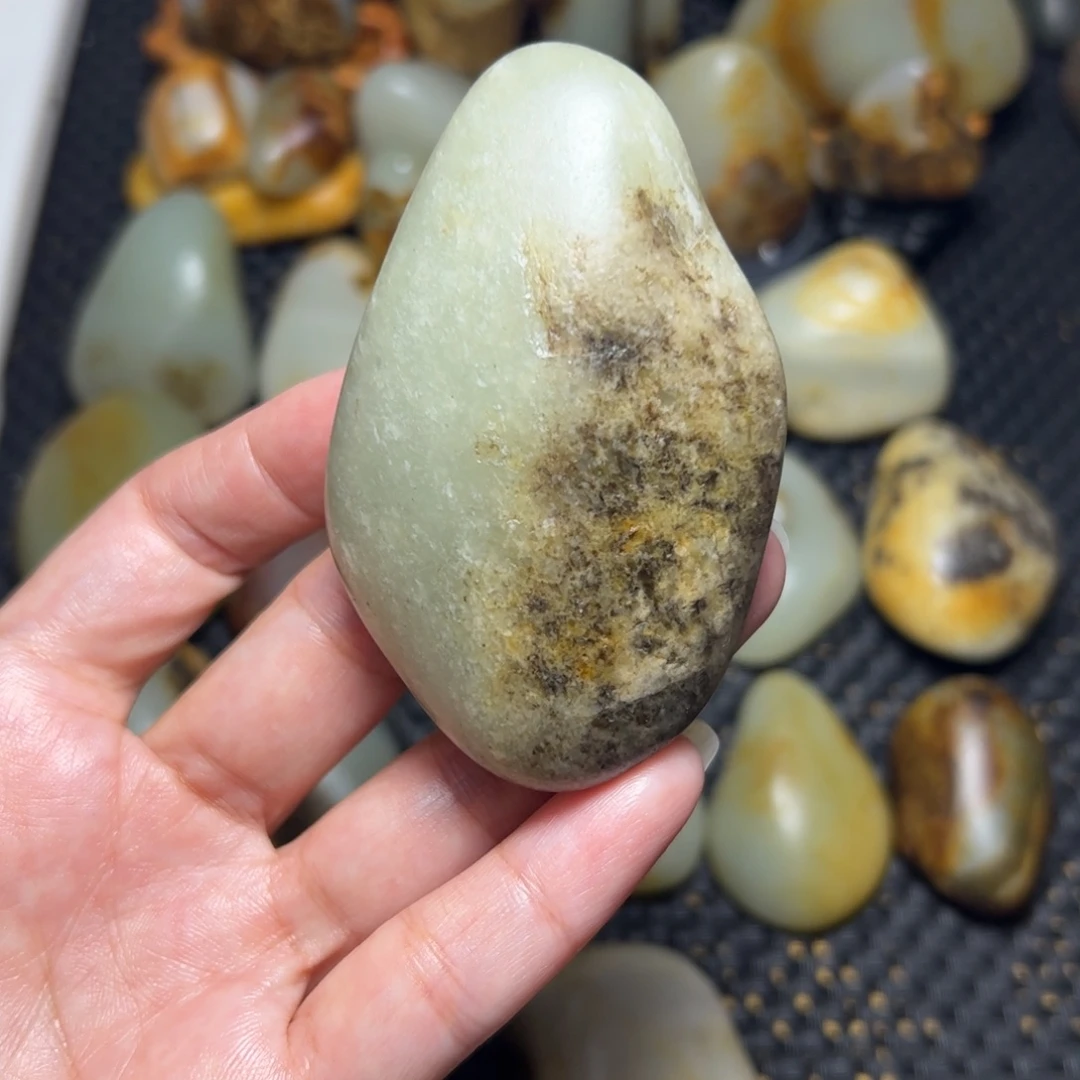 和田玉未镶嵌挂件A40