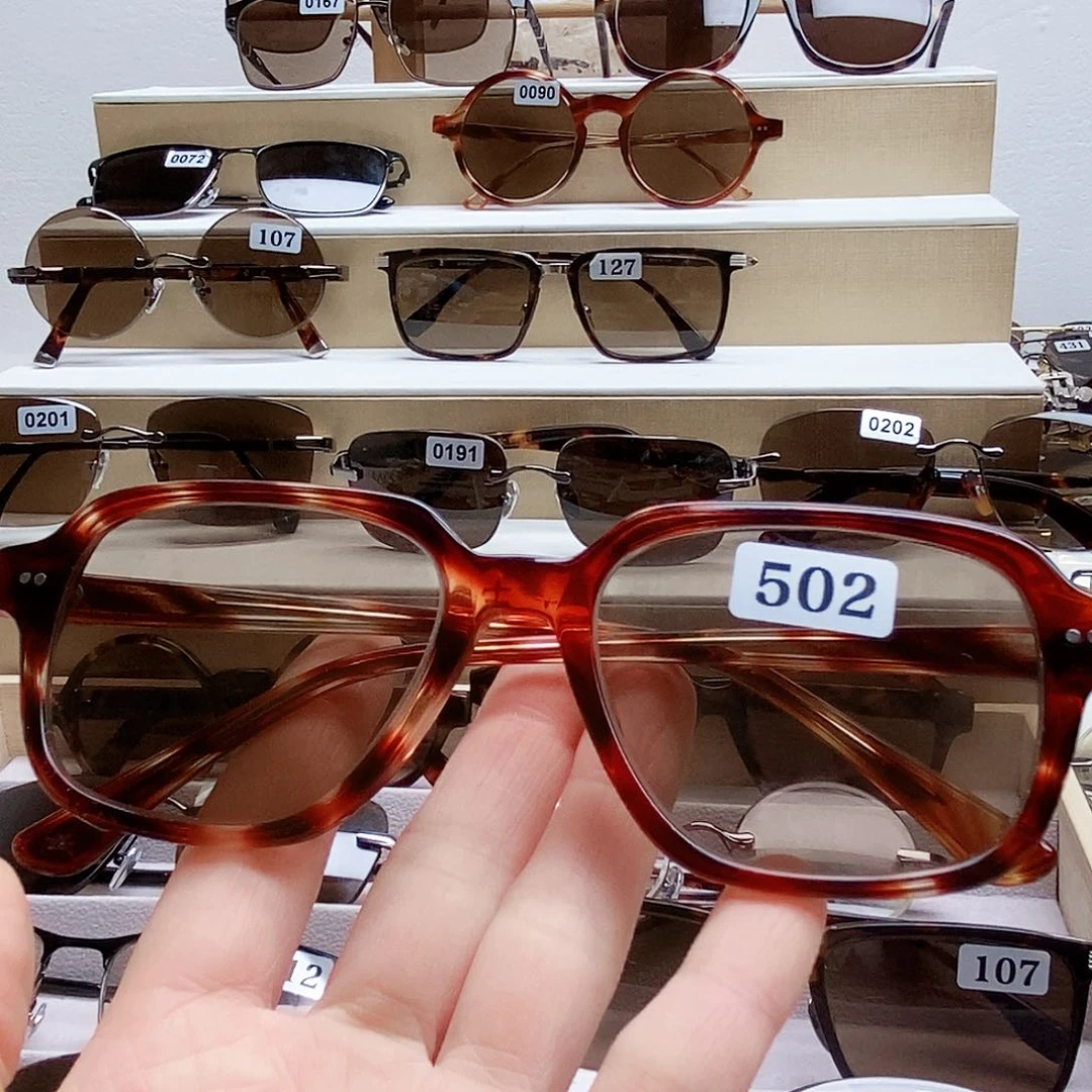 无度数天然水晶石头镜