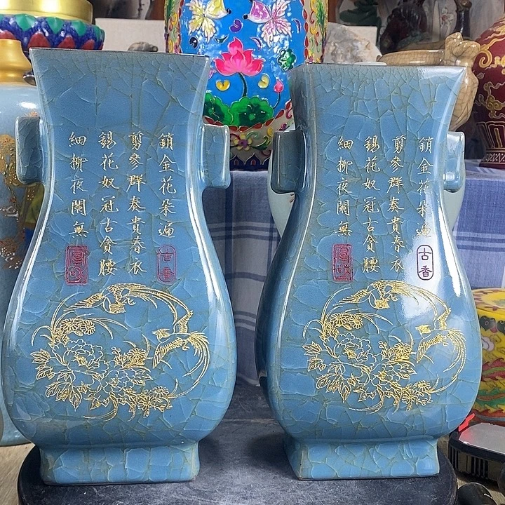 摆件陶陶泽如花儿盛开了