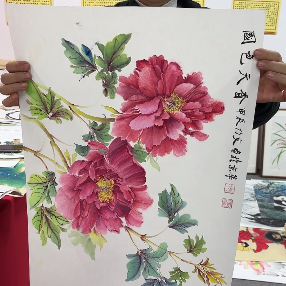 国画国画作品多次入选