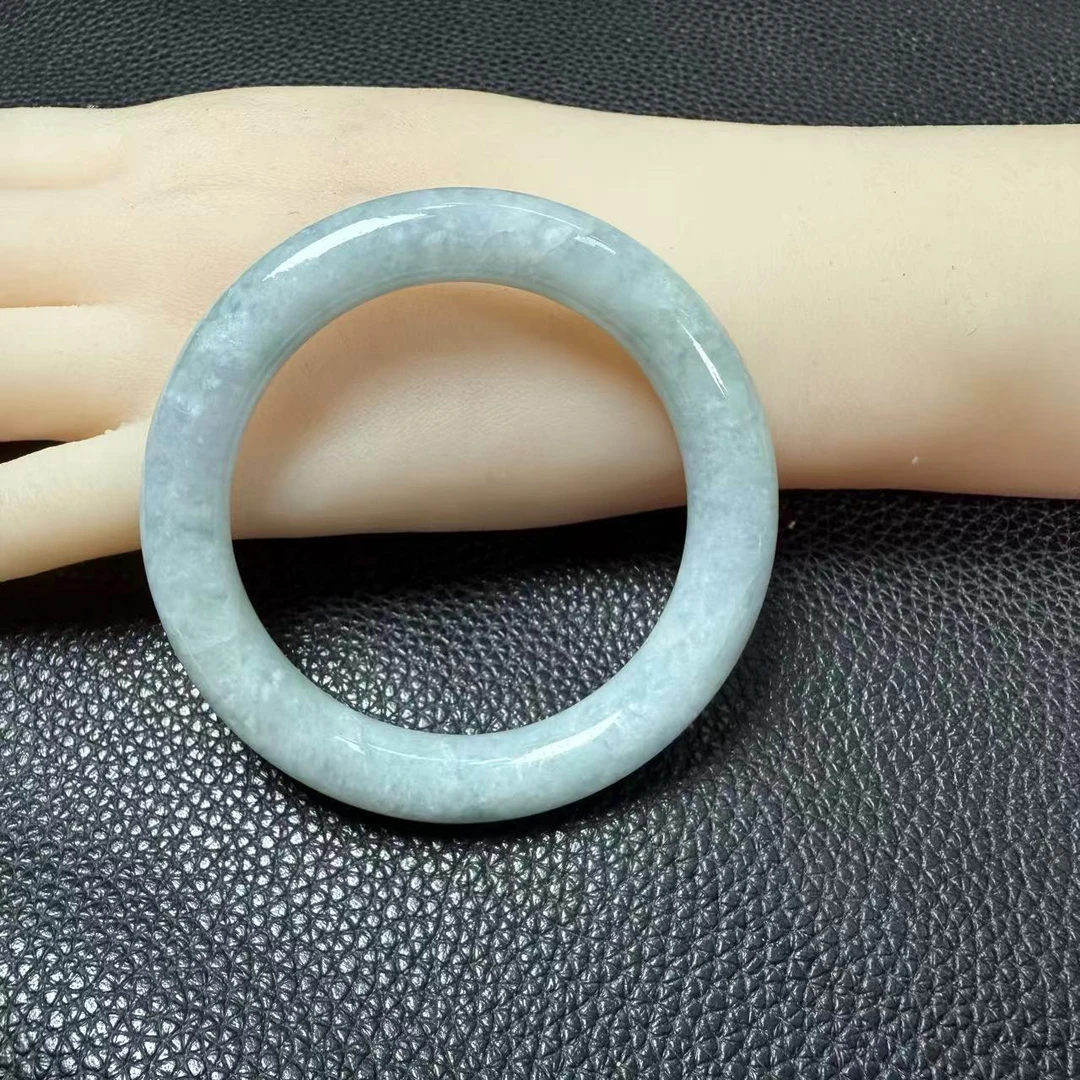 缅甸天然A货翡翠手镯~52圈