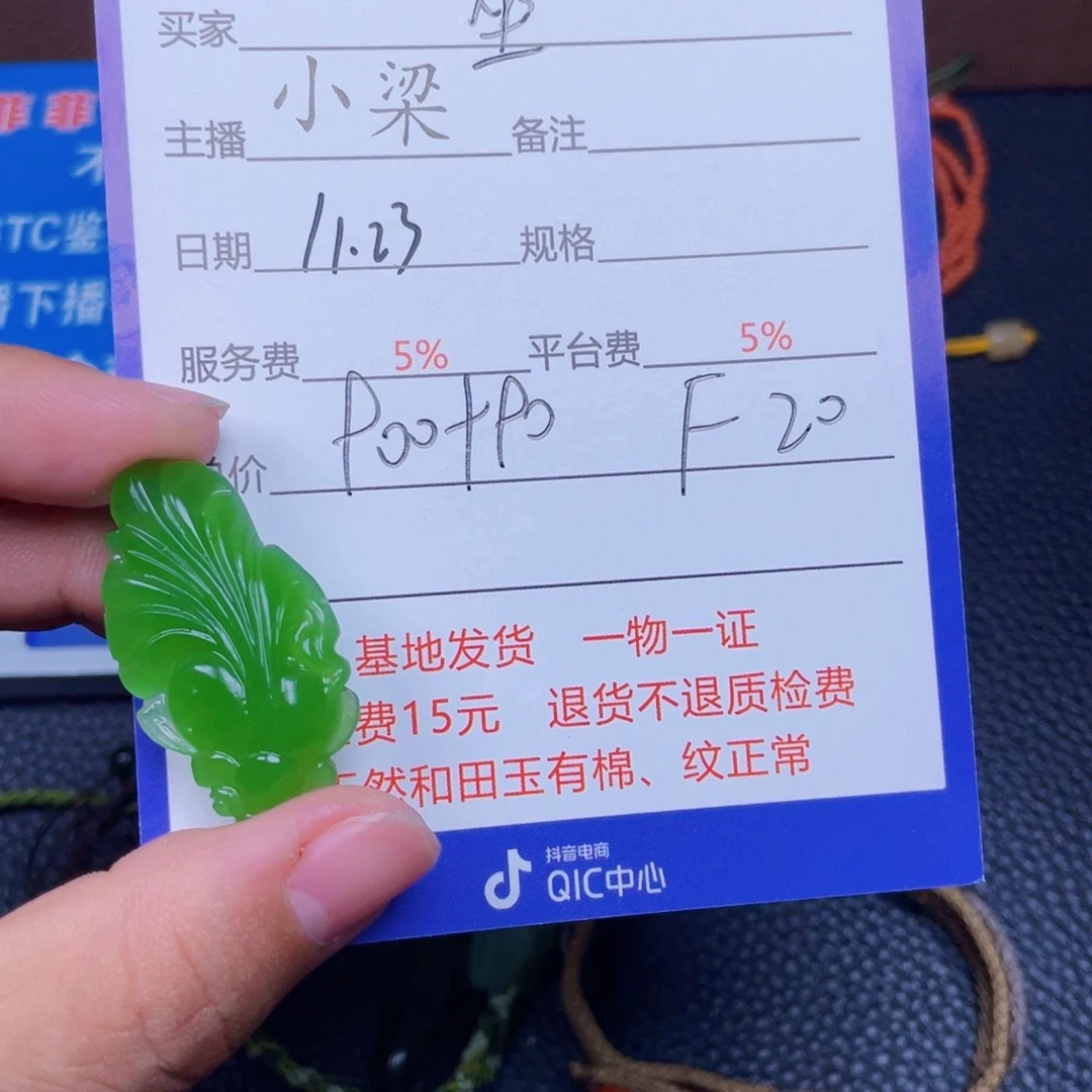 颈饰未镶嵌和田玉坐**起