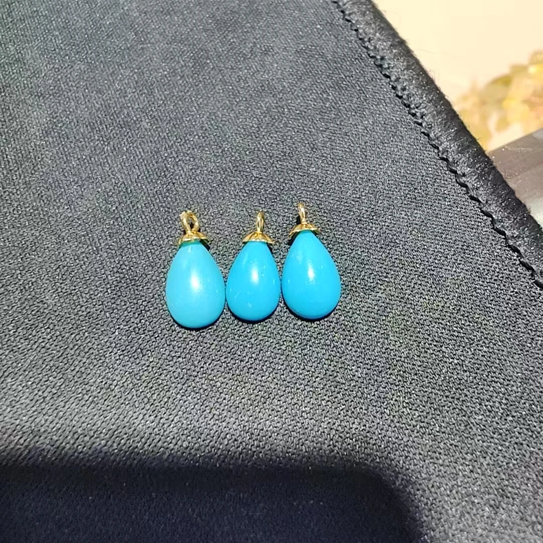 睡美人绿松石S925银吊坠/多样性发一件