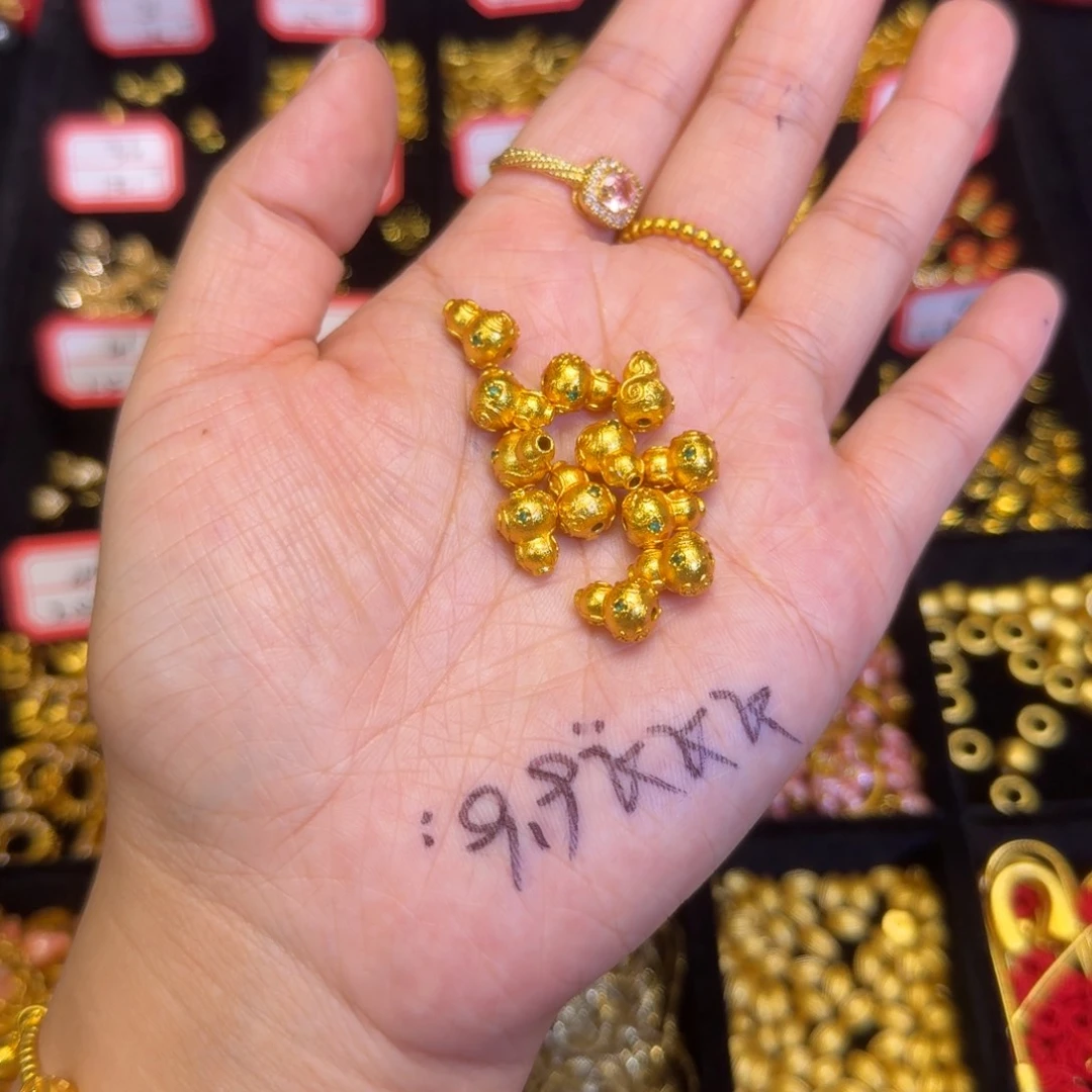 铜合金绿色葫芦2个装