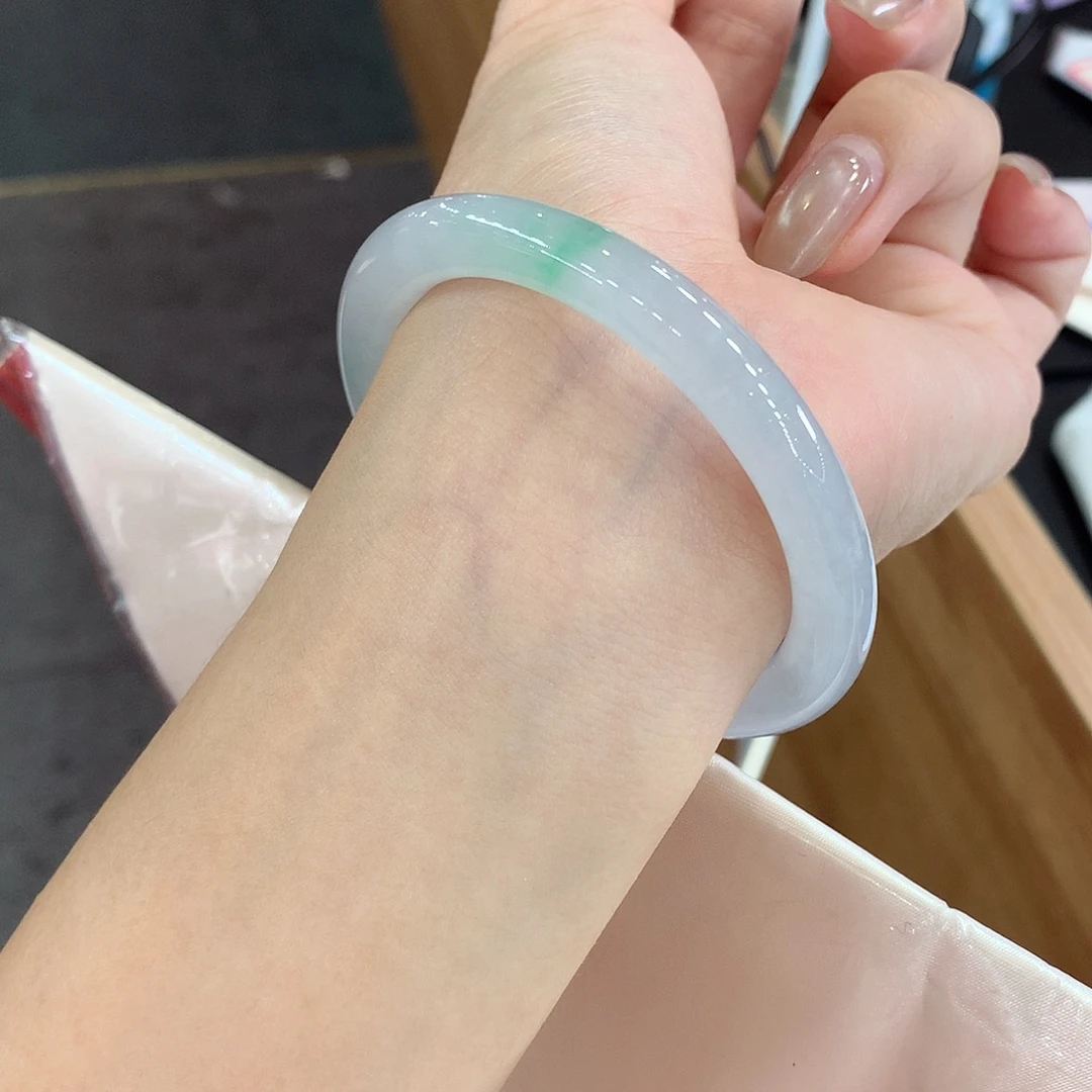 翡翠未镶嵌手镯天然Ａ货翡翠55