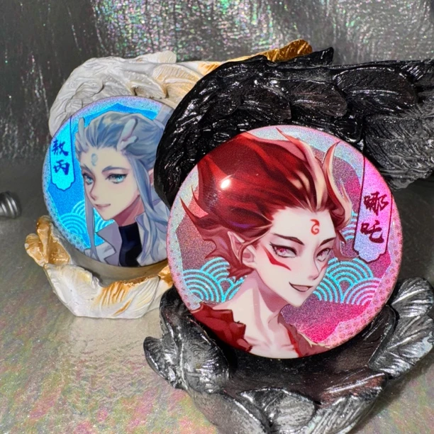 哪吒 魔童闹海 双闪工艺画师授权同人