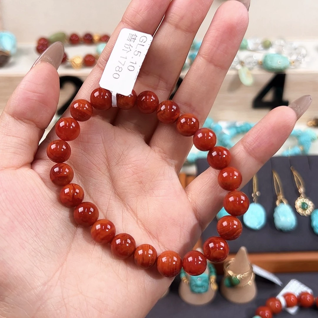 手串未镶嵌南红玛瑙南红素圈手串