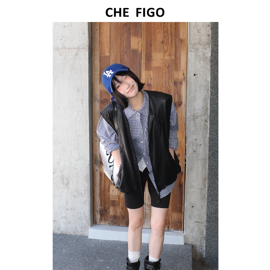 CHEFIGO双色织格纹衬衫