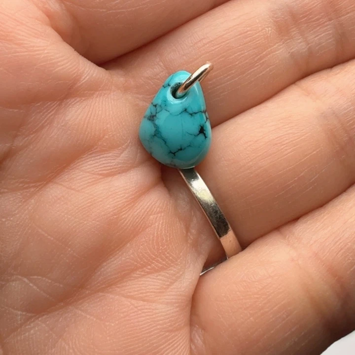 绿松石未镶嵌吊坠(不含链)