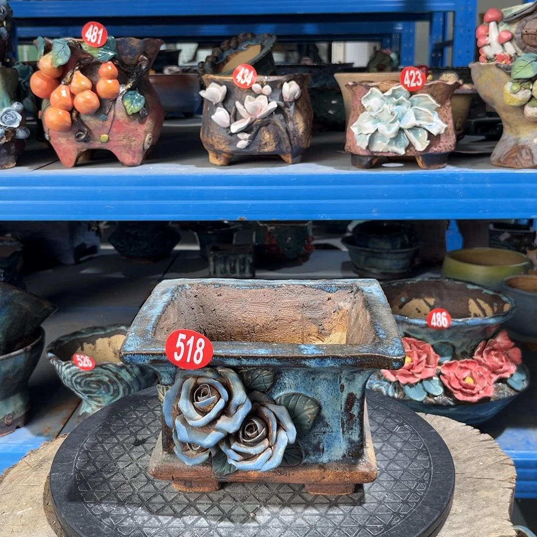 518 号陶然花器手工花盆