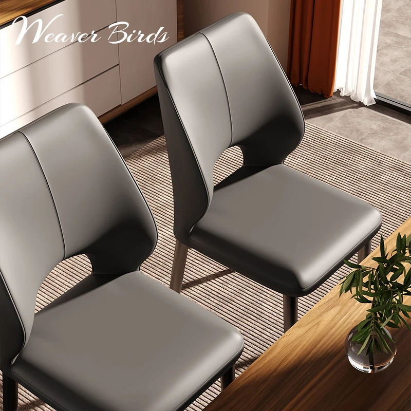 餐椅家用餐桌椅子客厅靠背凳子卧室椅子轻奢高级酒店椅子意式餐椅