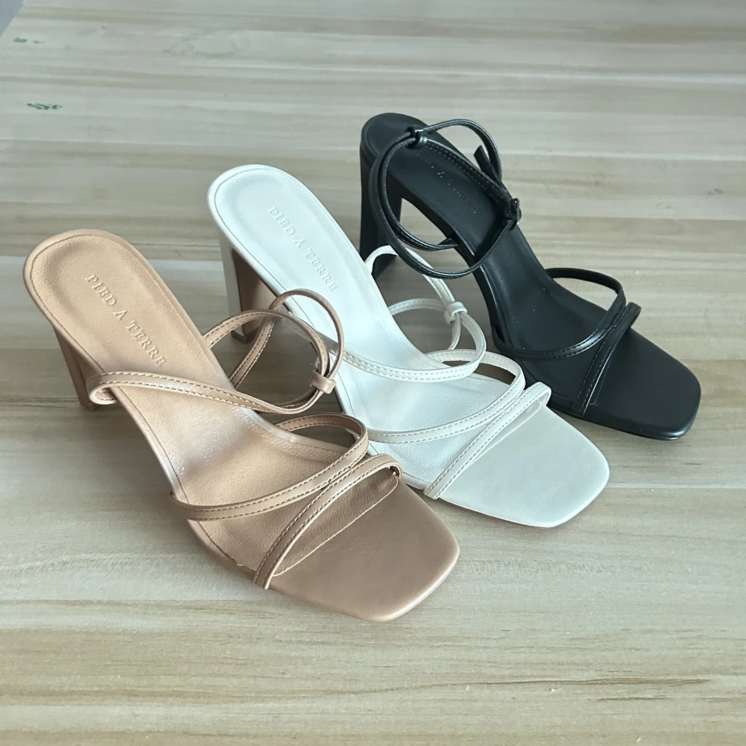 25年新款系带厚底百搭一字拖-0892