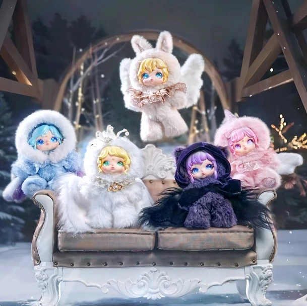 dumia雪迹密语搪胶毛绒盲盒娃娃可爱节日礼物潮玩手办玩偶公仔萌