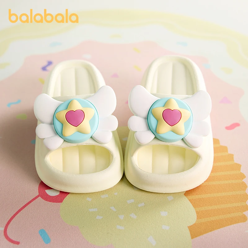 巴拉巴拉儿童拖鞋女童夏季宝宝防滑软底室内家居可爱小女孩凉拖鞋