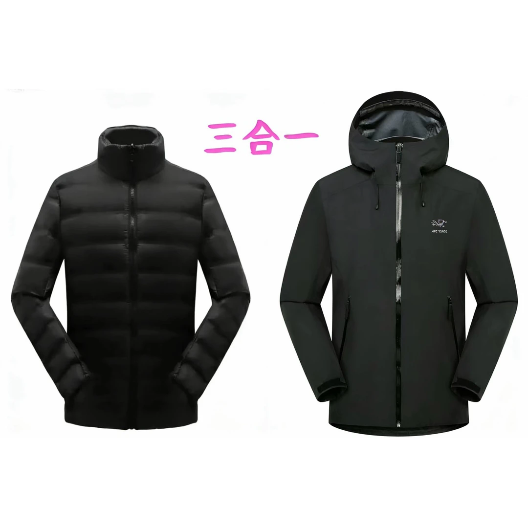 【+内胆31】（原滋原味）硬防风保暖冲锋衣男女同款【内胆】可拆卸外套