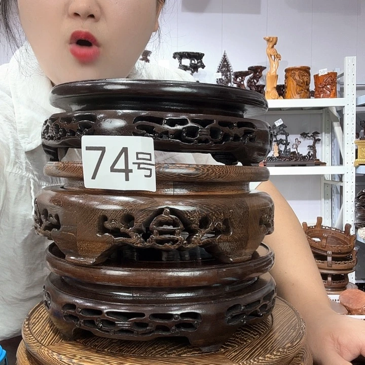 非洲紫檀（红花梨）大**玉74