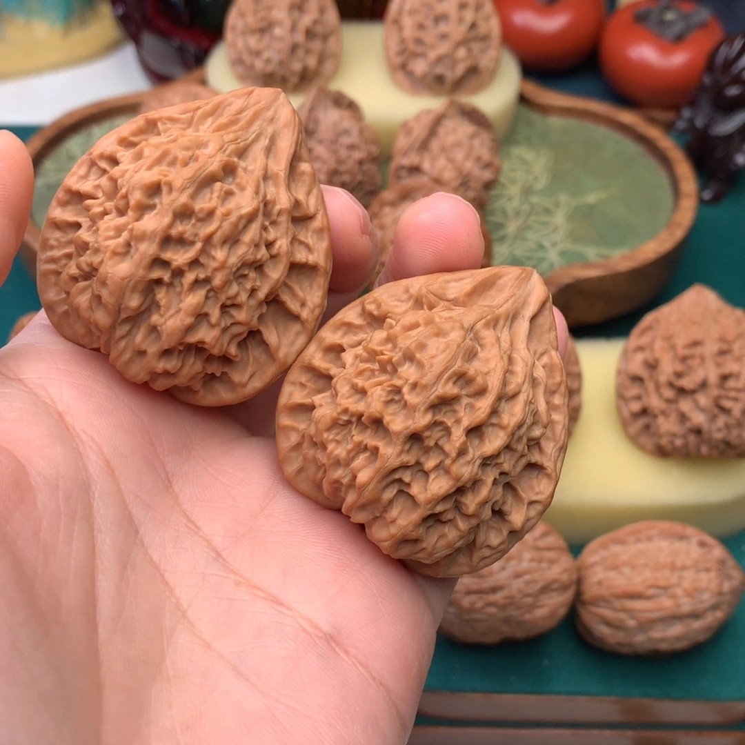 把件文玩核桃灵犀公子帽42