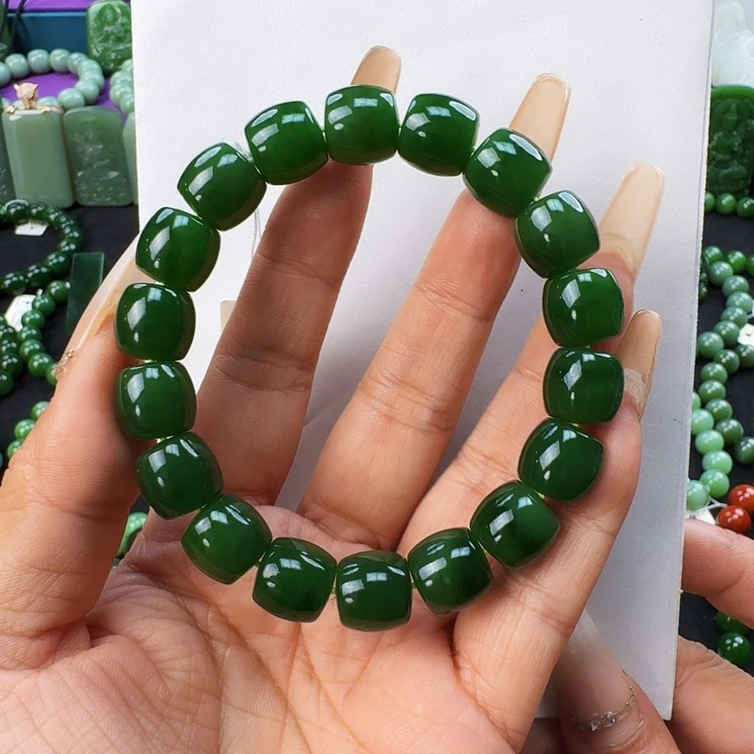 和田玉未镶嵌手链