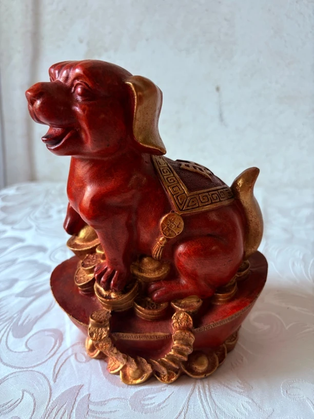 招财狗狮子手工家居办公装饰工艺品家用