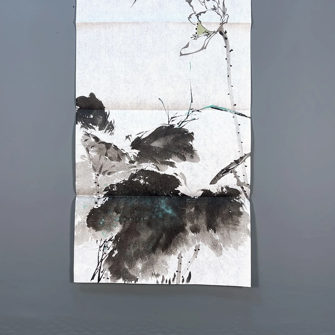 国画402 花鸟和蝴蝶都在等你们回来