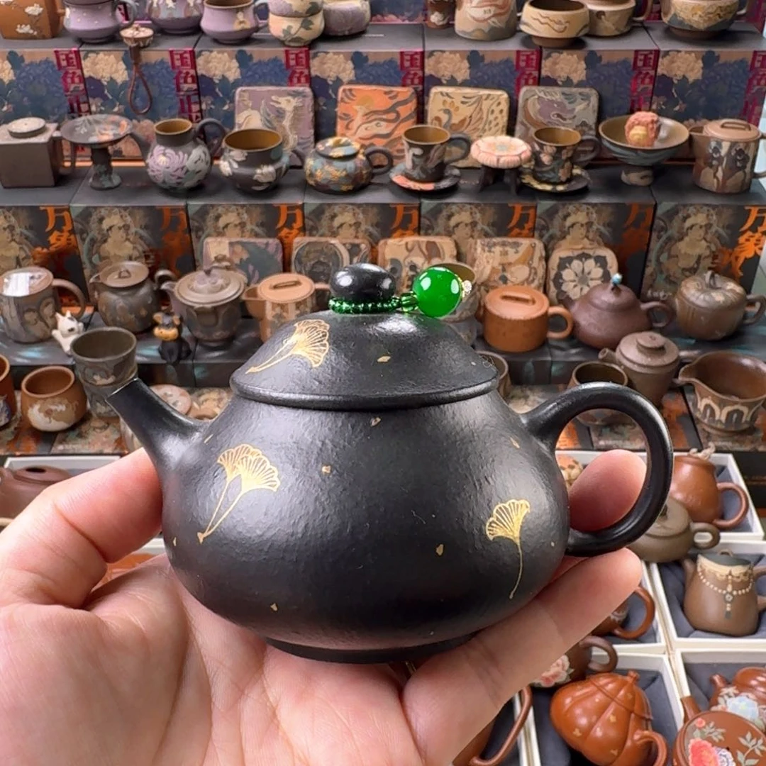 茶壶紫砂150ml原矿精工半手